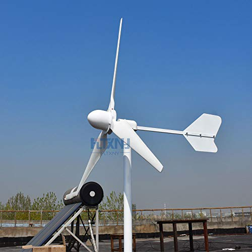 5000W Windturbine 48V 96V 220V 3-Phasen-AC-Ausgang Winkraftanlage für Stromergänzung 5 kW horizontale Windgenerator 3 Phase AC mit 3 hocheffizienten Flügeln (96V)