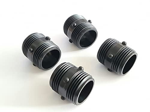 ShieldUp Dishwasher & Washing Machine Threaded Inlet Hose Connectors - 19mm x 19mm - Pack of 4