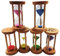 Sharplace 6 Stück Visueller Timer Sanduhr für Kinder & Erwachsene, Bunte Sanduhr Zeit, 10 Minuten Countdown Timer, Eieruhr Küchentimer Uhr für Zuhause, Büro, Schule, Kochen, Spielen Zeitmessung