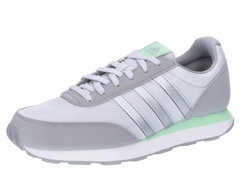 Adidas Damen Run 60s 3.0 Lifestyle Running Shoes, Dash Grey/Silver met/semi Green Spark, 38 EU