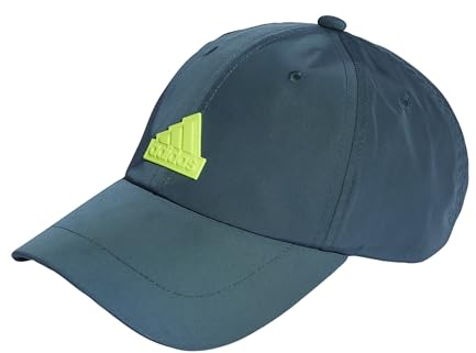 adidas Unisex Future Icon Tech Big Logo Baseball Cap, Arctic Night/Lucid Lemon, XS
