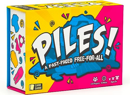 Lost Boy Entertainment – Piles – Jeux de Cartes – Jeux familiaux – pour Enfants à partir de 8 Ans – Jeux pour Adultes – Soirée de Jeux en Famille – Jeux de Voyage
