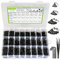 K Kwokker 1575PCS Hex Nuts and Bolts Set, M2 M3 M4 M5 Bolts and Nuts Set, Grade 12.9 Alloy Steel Metric Bolts and Nuts Assortment Kit, Hex Socket Head Cap Metric Machine Screws