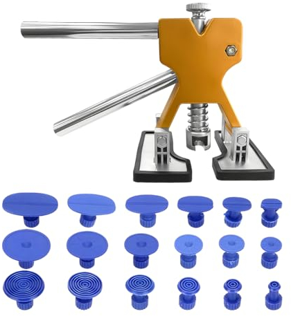 JNNJ Kit De Débosselage De Voiture, Kit Réparation Bosses Voiture avec Languettes De Collage, Kit Réparation Bosses pour Les Bosses Porte Véhicule Et Les Dommages Grêle, pour Carrosserie Voiture Moto