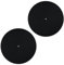 2pcs Record Player Mat, 12 Inch Anti-Slip & Anti-Static Felt Record Pad Turntable Slipmat Wool Turntable Platter Mat Record Player Protective Mat for Home Record Players (Black)