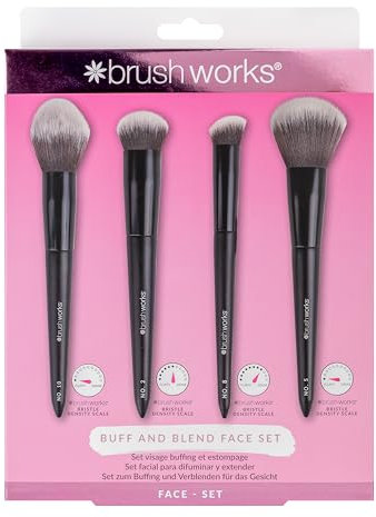 Brushworks Buff and Blend Face Set