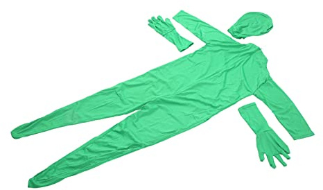 Traje de Cuerpo de Pantalla Verde, Diseño Dividido de Cuerpo Completo para Fotografía, Película de Vídeo, Traje Verde, Hombre Verde (180cm)