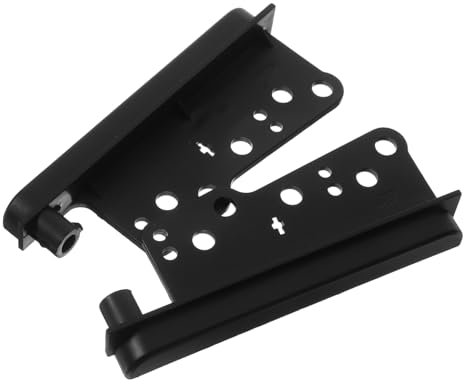 Veemoon 2pcs Double Din Dash Radio Mounting Installation Trim Bracket Car Dashboard Bezel for Car Stereo Accessory