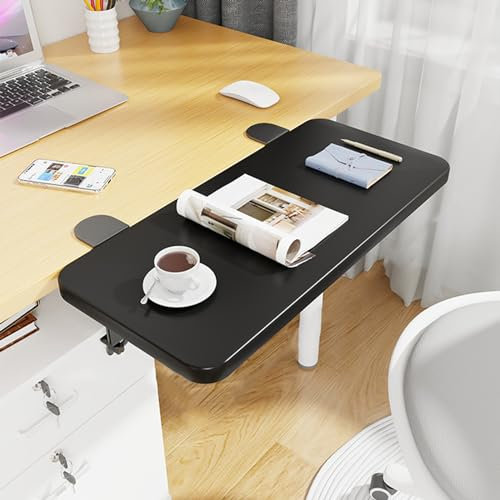 Chaoyilian Foldable Keyboard Tray,Keyboard Extension Table,Clamps Desk Extension Shelf,Ergonomics Desk Extender Tray,Foldable Keyboard Drawer Tray,Table Mount Armrest Shelf,Computer Elbow Arm Support
