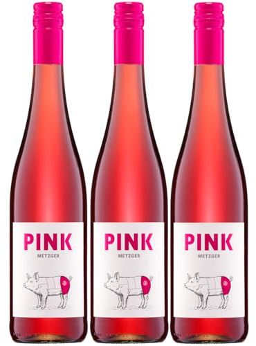 Weingut Uli Metzger PINK Rosé feinherb Rosé Deutschland inkl. FeinWert E-Book (3 x 0,75l)
