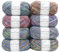 Online Garne Sockenwolle Paket, 8x100g Supersocke 373 Highway Color, Strumpfwolle 4-fach mit Farbverlauf, Sockengarn 4-fädig, trocknergeeignet