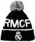 Real Madrid Knit Beanie Wintermütze Lizenziert R. Madrid Soccer Skull Cap Beanie Schwarz, Schwarz, Einheitsgröße