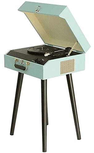 UQACHG Tocadiscos Bluetooth Retro y Centro Multimedia con parlantes incorporados - Tocadiscos de 3 velocidades, Reproductor de CD, Radio Am/FM Grabación de Vinilo a MP3 |