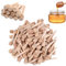 EVDZNA Lot de 50 cuillères à miel en bois - Mini cuillère à miel de 10 cm - Mélangeur à miel en bois - Mélangeur à miel sans fente - Pour collecter et distribuer le miel, confiture, sirop -