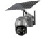 Ruiseawing Cameras for Home Security HD 4G PTZ Outdoor Solar IP Camera 360 CCTV Night Vision Two Way Solar Panel Outdoor Monitoring Solar Power IP Camera with Motion Detection(Wifi 128G TF Card)