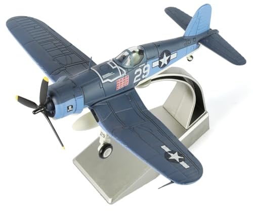 SEBUNAS Échelle 1/72 F4U Corsair Avion de chasse en métal moulé sous pression