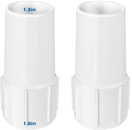 Lot de 2 adaptateurs de tuyau de piscine pour tuyau de piscine de 38 mm de diamètre, facile à installer, qui peut répondre à vos besoins quotidiens