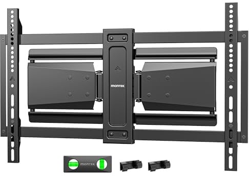 monTEK Ultra Slim TV Wandhalterung bis 85 kg für 37-90 Zoll Fernseher