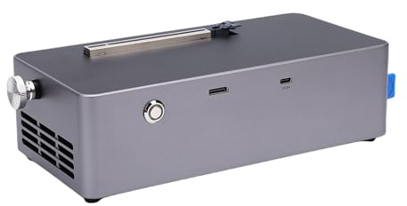 Zunate EGPU Dockingstation, 800 W Netzteil PCIe 4.0 X4 Tragbares externes GPU Dock unterstützt 600 W Grafikkarte mit OCuLink USB 4.0 TGX Hot Swap für Wins Laptops (EU)