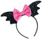 thematys Fledermaus Haarreifen – Bezaubernder Kinder Haarschmuck für Mädchen, Perfekt für Fasching, Karneval & Geburtstage