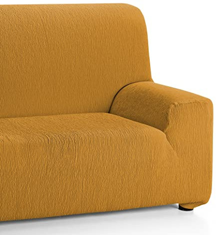 Martina Home Emilia Sofabezug, elastisch, Senfgelb, 3-Sitzer