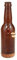 Colours-Manufaktur Räucherflasche - Räucherfigur Räuchermännchen Räuchergefäß Bier Sekt Bierflasche Jubiläum Vatertag Muttertag (Longneck 0,33 - zur individuellen Selbstgestaltung, braun)