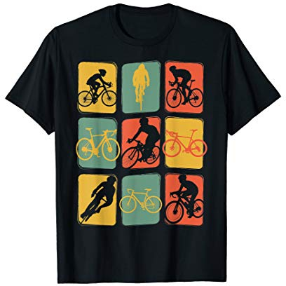 Rennrad Trikot Vintage Retro Fahrrad Cyclocross Gravel T-Shirt