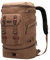 WITZMAN Vintage Canvas Rucksack Groß Reiserucksack Herren Convertible Reisetasche Laptop Rucksack Wanderrucksäcke (A568 Dunkelbraun)