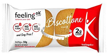Feeling OK, Biscottone Stage1, 10 Pezzi (Vaniglia/Limone)