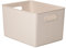 TATAY Storage Box Baobab ECOHOME, 22L Capacity, Polypropylene BPA free, 100% Recycled Material. Measures 29.4 x 38.5 x 23 cm, Beige
