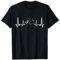 Herzschlag Traktor Trecker Landwirt Bauer EKG Geschenk Bauer T-Shirt