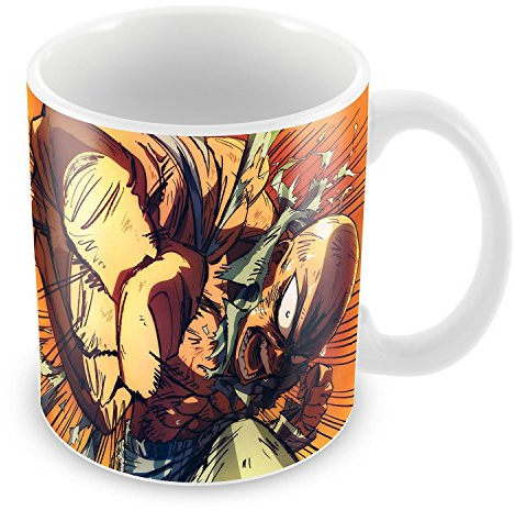Keramik-Kaffeetasse, 325 ml, One Punch Man, Cartoon, Manga, Japanisch