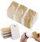 KRIZJUES Natural Biodegradable Sponges Individually Wrapped, Non Scratch Kitchen Cleaning Sponge Scouring Pad Eco Friendly Cellulose Coconut Scrubbing (Yellow Set of 15), 11 x 7 x 2cm