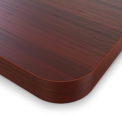 DESKSPACE Tischplatte - 2,5 cm Massive Mahagoni Schreibtischplatte 160x80 cm, Ideale Holzplatte für Den Höhenverstellbaren Schreibtisch, Esstisch und Mehr - Langlebige Arbeitsplatte