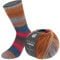 LANA GROSSA Cool Wool 4 Socks Print | Bedrucktes Merino-Sockengarn aus mehrfach verzwirnten Einzelfäden | Handstrickgarne aus 75% Schurwolle | 100g Wolle zum Stricken & Häkeln | 420m Garn FB 7798
