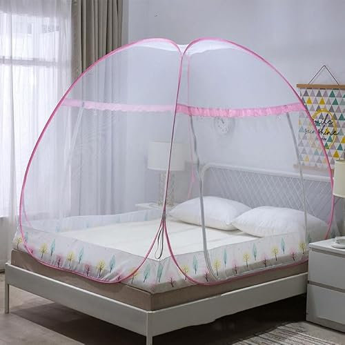Moskitonetz, Faltbares Bett-Moskitonetz Insektenschutz einfache Installation moskitonetz doppelbett Popup Moskitonetz Zelt Tragbares fliegennetz bett Premium Moskitonetz