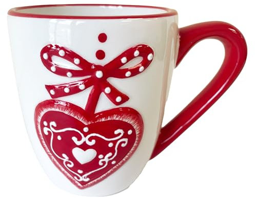 BOULI Mug cœur Rouge