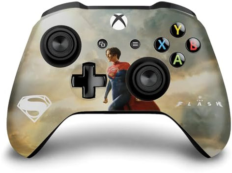 Head Case Designs Offizielle The Flash 2023 Supergirl Grafik Kunst Vinyl Haut Gaming Aufkleber Abziehbild Abdeckung kompatibel mit Xbox One S/X Controller