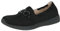 CAPRICE Damen Slipper aus Leder Bequem, Schwarz (Black Suede), 38 EU