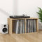 Gecheer Contenitore per Vinili,Mobile Porta Vinili Moderno,Libreria da Scrivania,Libreria da Tavolo Salvaspazio con 2 Cube,Cassetta per Vinili,Contenitore per Dischi,Rovere 71x34x36 cm Legno