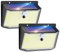 kolpop Lot de 2 Lampe Solaire Exterieur Detecteur de Mouvement, 208 LED Lumiere Solaire Exterieur, 3 Modes Eclairage Solaire Exterieur, IP65 Etanche Spot Solaire Exterieur