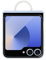 Samsung Clear Case EF-QF741 für das Galaxy Z Flip7 FE, Z Flip6, Smartphone Cover, Handy-Hülle inklusive Ringhalter, Schutz Case, stoßfest, Transparent