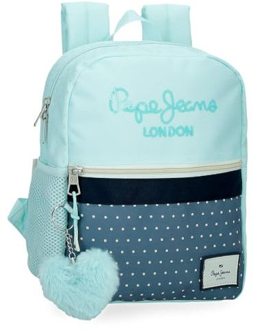 Pepe Jeans Dalma Mochila Casual Azul 24x28x10 cms Poliéster by Joumma Bags