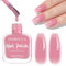 TOMICCA Quick Drying Jelly Pink Nail Varnish, Long Lasting French Nail Polish for Girls, 15ML