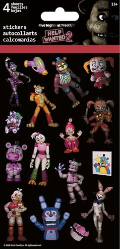 Five Nights at Freddy's: Help Wanted 2 Standard-Aufkleber, 4 Bögen
