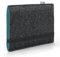 Stilbag eBook Reader Finn für Amazon Kindle Paperwhite Signature Edition | Farbe: anthrazit/Azur | eBook Reader-Tasche aus Filz | eReader Schutzhülle | ebook Reader Tasche Made in Germany