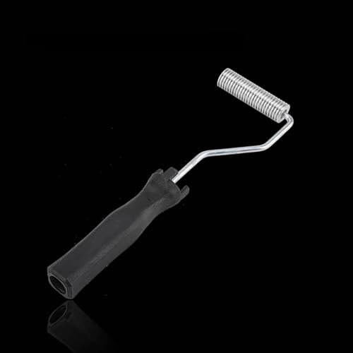 RASTKY Kit de Rouleaux à Palettes en Fibre de Verre, Alliage d'aluminium, Buster de Stratification à Bulles, Fibre de Verre époxy, Poignée ABS pour Outil de Travail en Résine GRP, 3