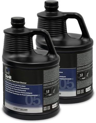 Errecom Sunlit, Acid Cleaner for Photovoltaic Panels, Concentrated Formula, 10 L (2 x 5 L)