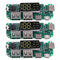Kayfg 3Pcs Lithium Battery Charger Board LED Dual USB 5V 2.4A Type-C USB Mobile Power Bank 18650 Charging Module Circuit