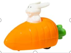 EPXOIQC 12 Stück Hasen mit Karotte Aufziehspielzeug,Aufziehbare Hasen,Osterhasen Aufziehspielzeug,Ostereier Mitbringsel für Gastgeschenke Kinder Jungen Mädchen Party Eierkorb Geschenk Mitgebsel